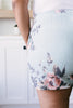 Floral Wild Side Lounge Bottoms In Sage