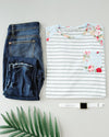 Flowers & Fun Raglan Top