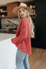 Forever Blooming Babydoll Top in Rust