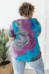 Forever in Love Tee in Teal and Purple