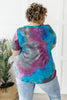 Forever in Love Tee in Teal and Purple