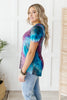 Forever in Love Tee in Teal and Purple