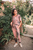 Forgotten Dreams Tie Dye Joggers In Mauve