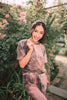 Forgotten Dreams Tie Dye Top In Mauve