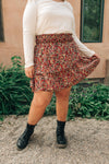 Four Seasons Floral Mini Skirt