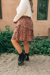 Four Seasons Floral Mini Skirt