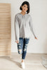 Frayed Edges Hoodie in Grey