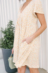 Freshly Picked Floral Dress in Yellow
