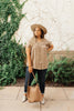 Gather Round Mocha Button Down