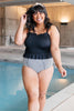 Gather & Bows Swim Top
