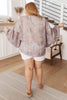 Gia Wrap Top in Lilac