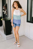 Gimme That Love Top in Aqua