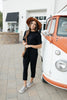 Girl Next Door Jumpsuit In Black
