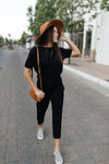 Girl Next Door Jumpsuit In Black