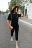 Girl Next Door Jumpsuit In Black