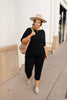 Girl Next Door Jumpsuit In Black