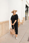 Girl Next Door Jumpsuit In Black