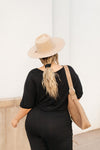 Girl Next Door Jumpsuit In Black