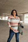Glimmer Of Autumn Striped Top