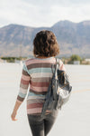 Glimmer Of Autumn Striped Top