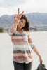 Glimmer Of Autumn Striped Top