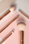 Gold and Glam 5 Pcs Brush Set With Pouch