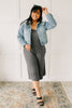 Good Better Best Cropped Tank Jumpsuit in Charcoal