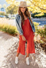Good Better Best Cropped Tank Jumpsuit in Rust