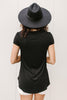 Gotta Love A Chest Pocket Tee in Black