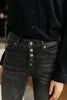 Gray Days Button Rise Jeans