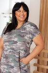 Hiding Out Camouflage Dress