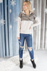 Half Camo Pullover in Oatmeal