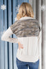 Half Camo Pullover in Oatmeal