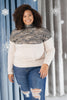 Half Camo Pullover in Oatmeal