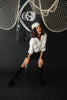 Past Midnight Fence Net Tights