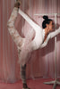Fanciful Floral Leggings In White