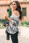 Hangout Top in Navy