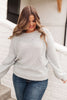 Heart Warmer Sweater in Gray