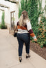 Heathered Heaven Striped Sweater In Fall Colors