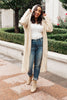 Hooded Cardigan in Ivory