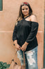 Hot Then Cold Blouse In Black
