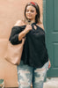 Hot Then Cold Blouse In Black