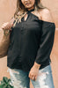 Hot Then Cold Blouse In Black