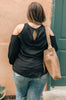 Hot Then Cold Blouse In Black