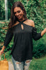 Hot Then Cold Blouse In Black