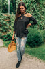 Hot Then Cold Blouse In Black