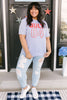 July Varsity Graphic Tee