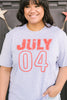 July Varsity Graphic Tee