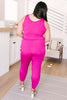 Jump In Jumpsuit In Hot Pink