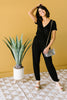 Jumping Jacks Jumpsuit In Black